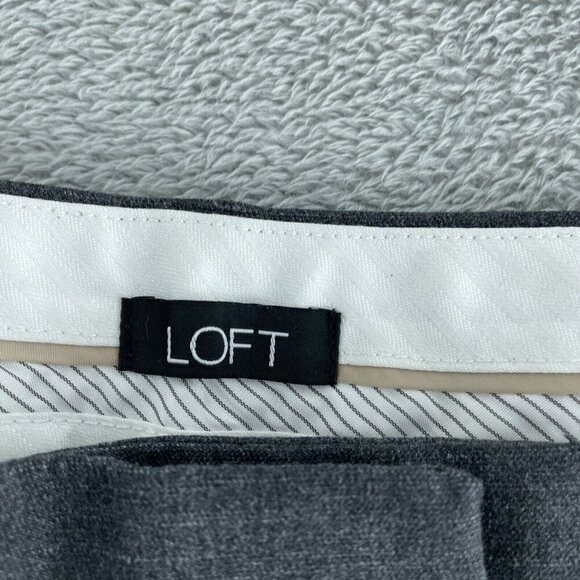 Loft Womens Marisa Trousers Size 12 Gray 3023 - Picture 4 of 11